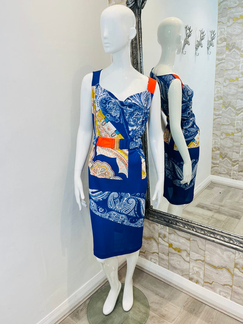 Etro Belted Dress. Size 44IT