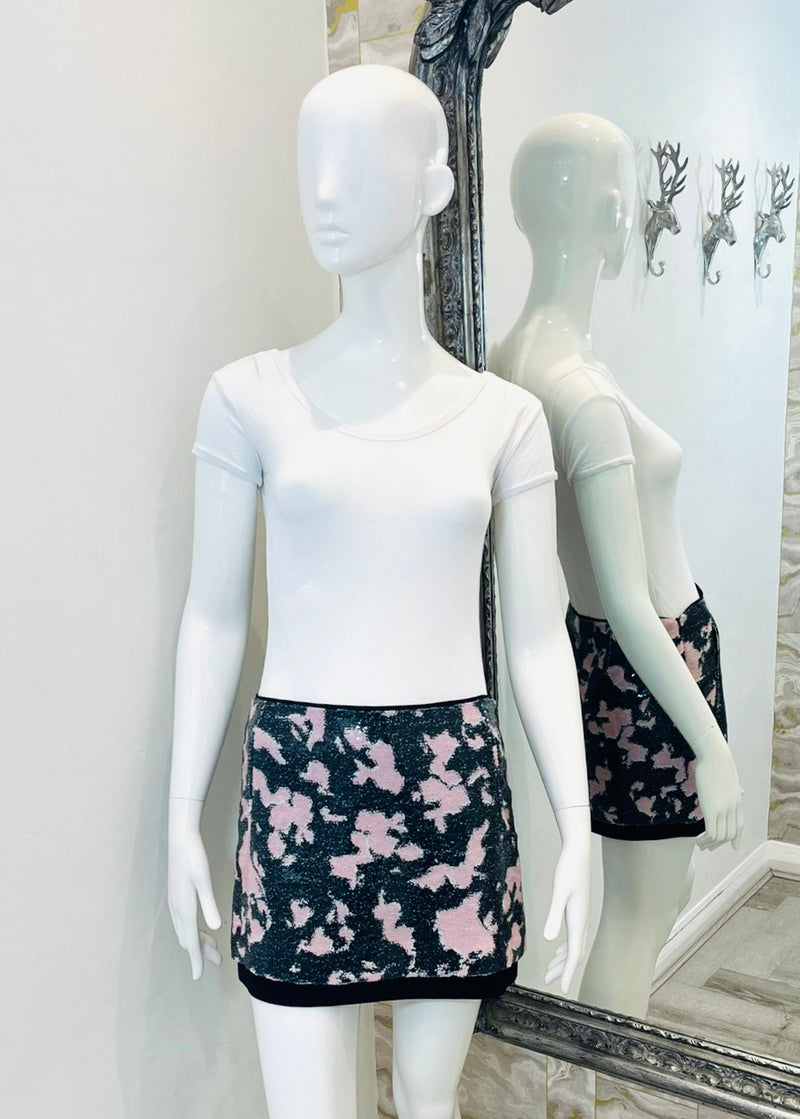 Diane Von Furstenberg Sequin Mini Skirt. Size 2US