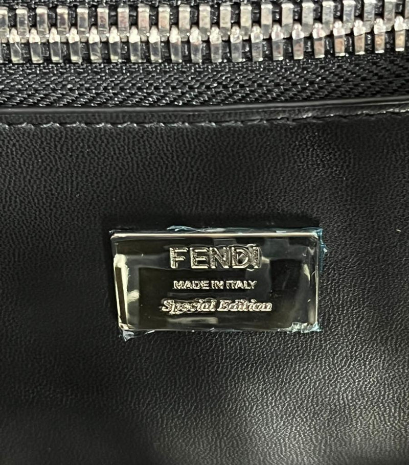 Fendi 'FF' Zucca Logo PVC Peekaboo Bag