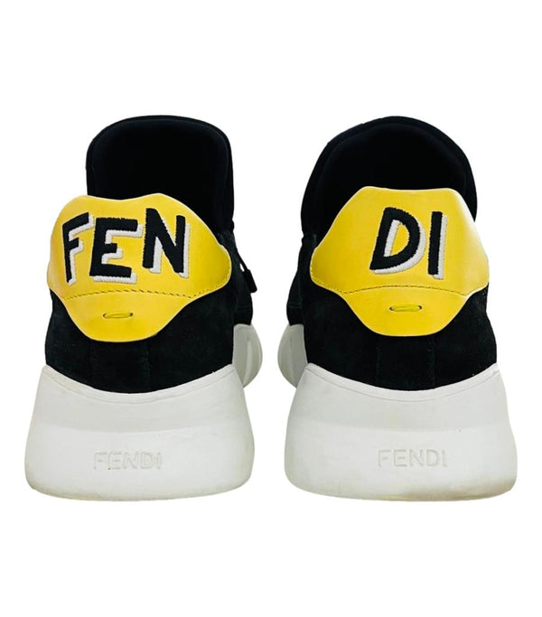 Fendi Suede Logo Sneakers. Size 7.5