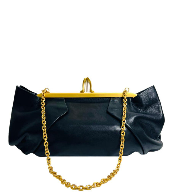 Christian Louboutin Loubis Angel Leather Clutch Bag