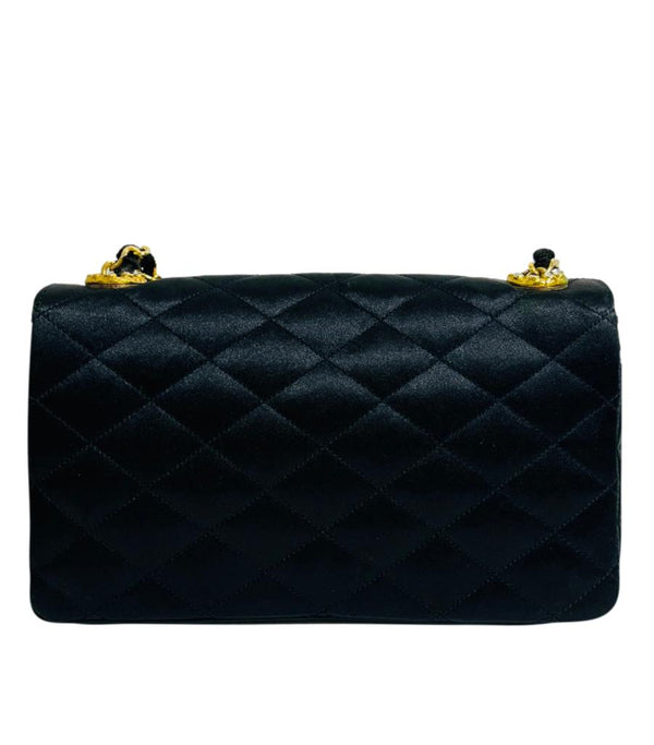 Chanel Vintage Satin Quilted Timeless Bag