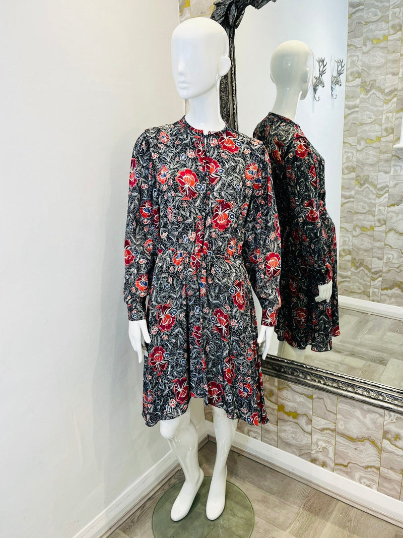 Isabel Marant Floral Silk Dress. Size 38FR