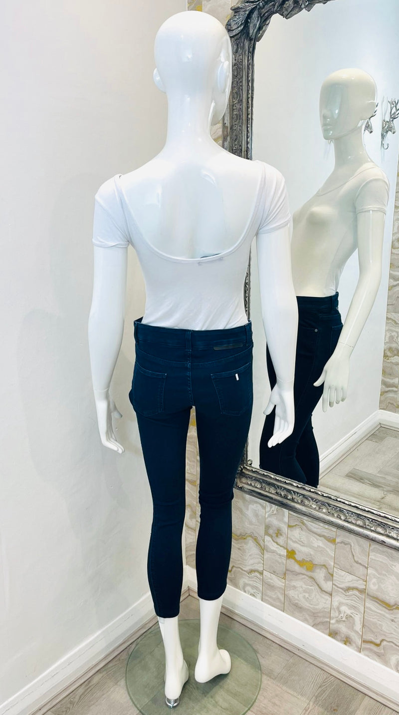 Stella McCartney Cropped Skinny Cotton Jeans. Size 26