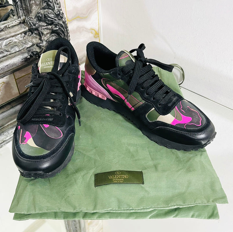 Valentino Rockrunner Leather Sneakers. Size 39