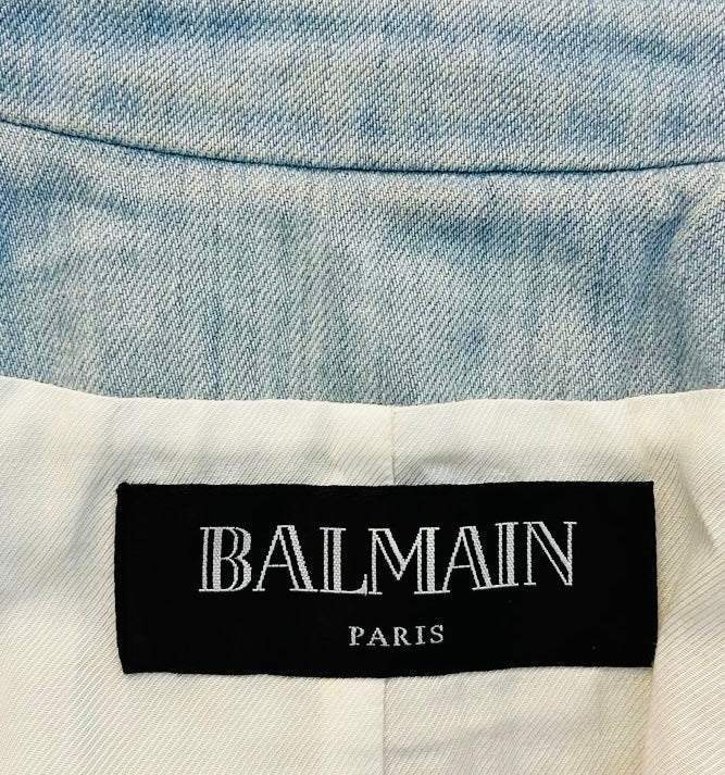 Balmain Denim Blazer/Jacket. Size 38FR
