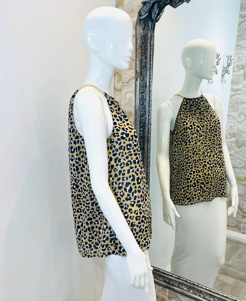 Michael Kors Animal Print Top. Size XS