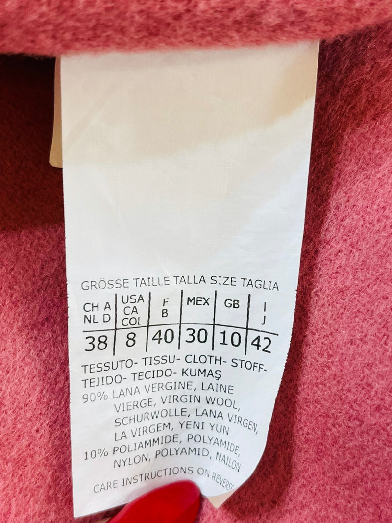 Weekend Max Mara Virgin Wool Coat. Size 38FR Shush London