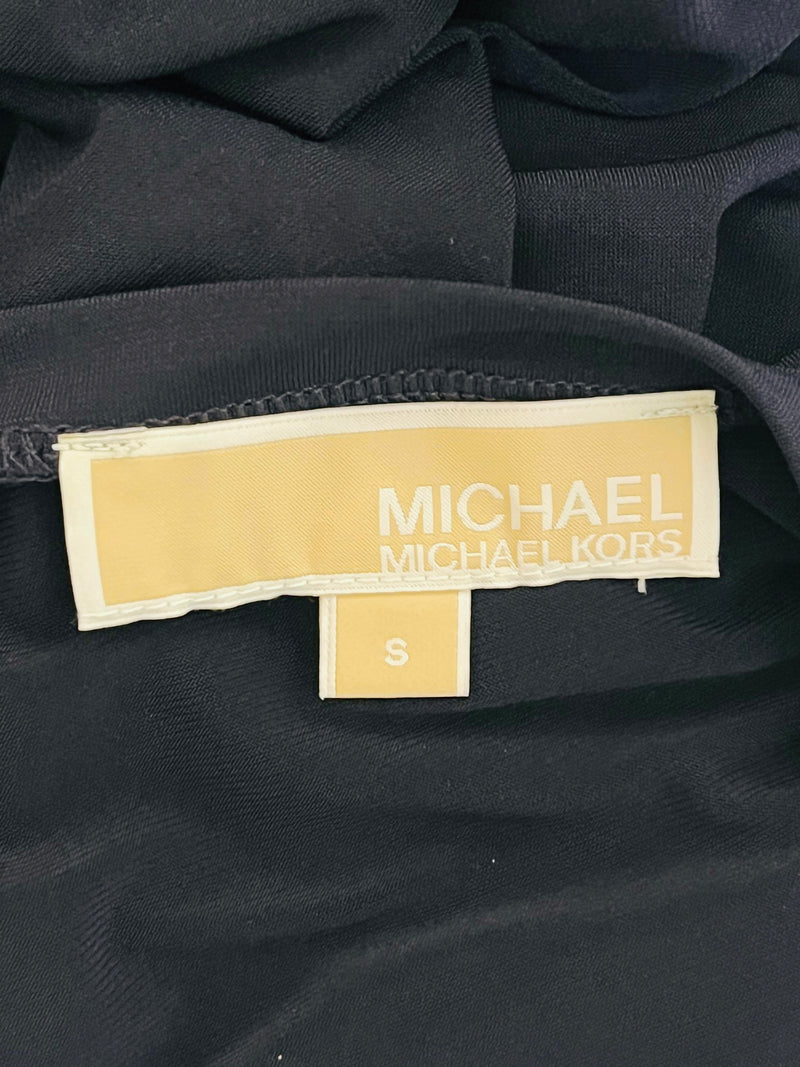 Michael Kors Lace-Up Detail Asymmetric Dress. Size S