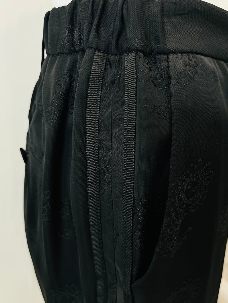 Zadig & Voltaire Embroidered Paisley Print Trousers. Size 36FR