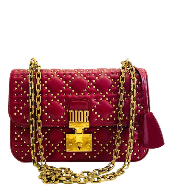 Christian Dior Cannage Dioraddict Studded Bag