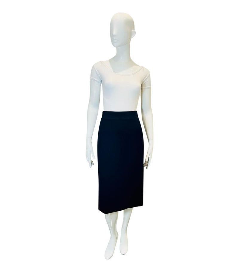 Dolce & Gabbana Wool Pencil Skirt. Size 42IT