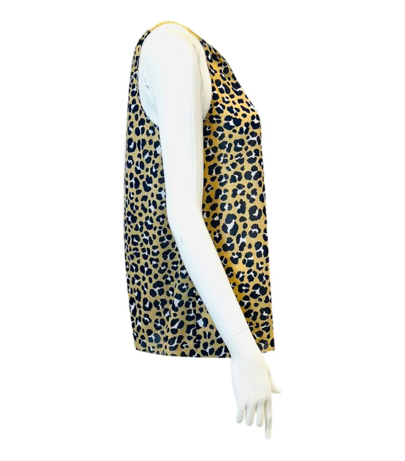 Michael Kors Animal Print Top. Size XS