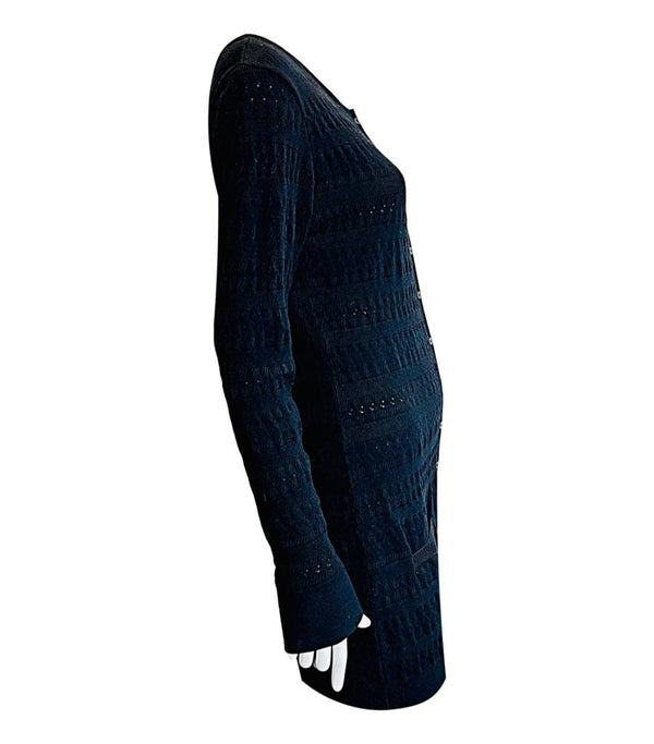 Ermanno Scervino Crochet Longline Cardigan. Size 44IT