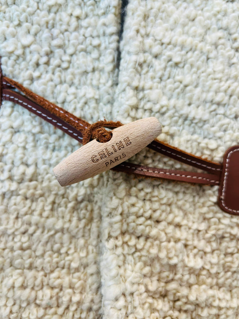 Celine Wool Duffle Coat. Size 36FR