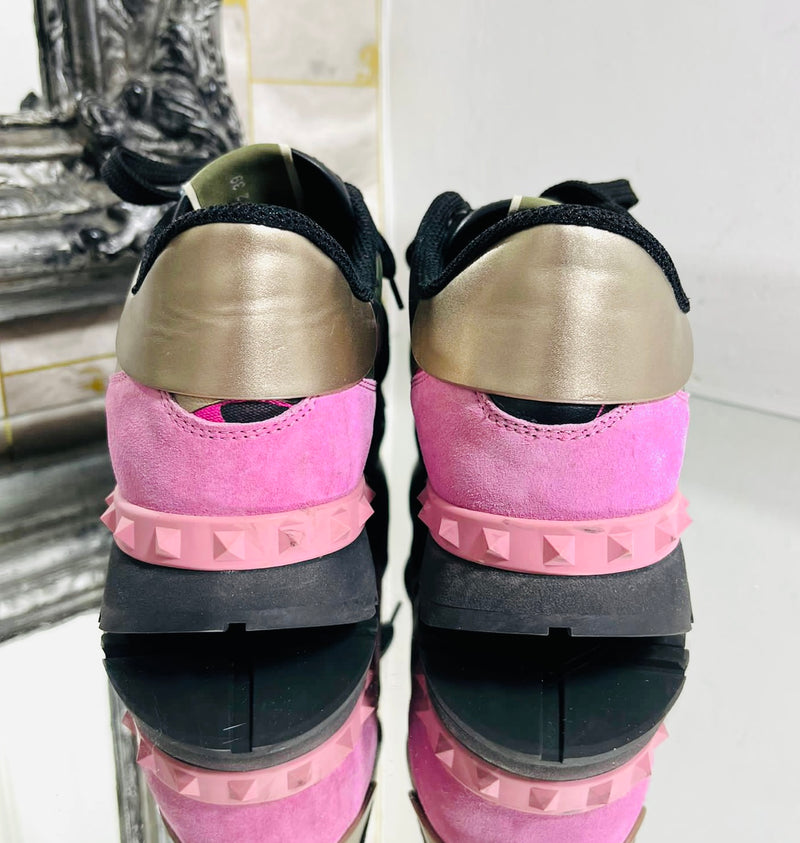 Valentino Rockrunner Leather Sneakers. Size 39