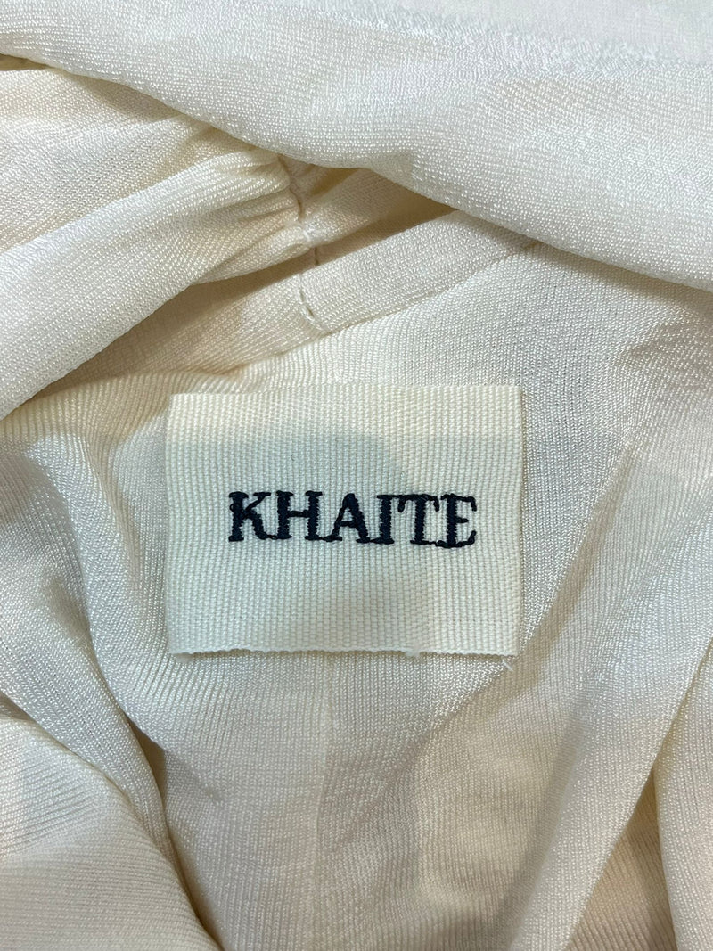 Khaite Off The Shoulder Crepe Jersey Bodysuit. Size XS
