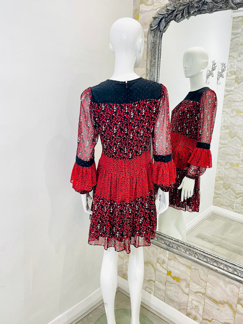 Michael Kors Floral Crepe Dress. Size S