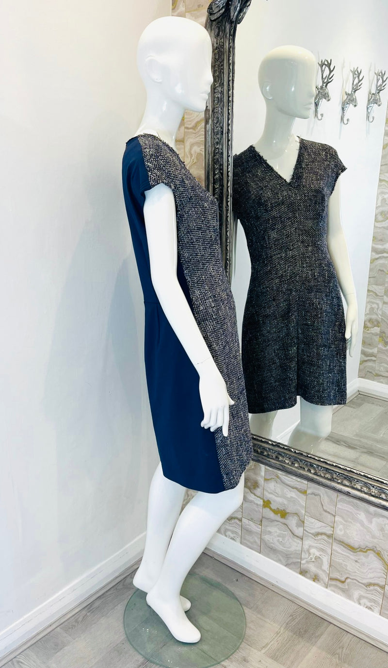 Etro Linen, Wool & Cotton Blend Dress. Size 46IT