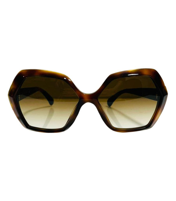 Chanel Tortoiseshell  Sunglasses