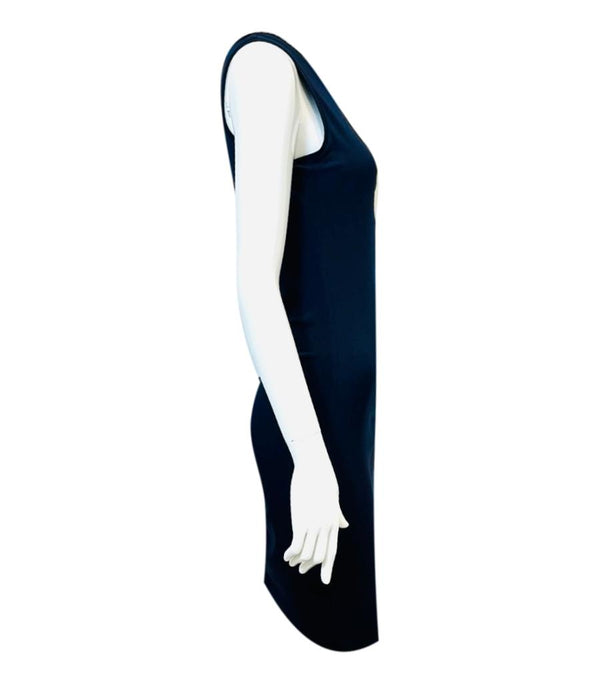 Michael Kors Lace-Up Detail Asymmetric Dress. Size S