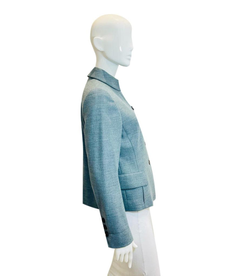 Akris Wool, Cashmere & Silk Jacket. Size 10US