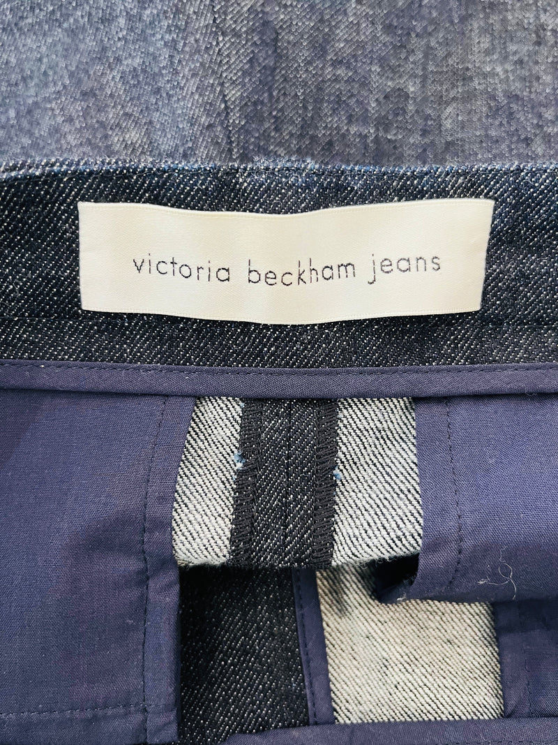 Victoria Beckham Jeans Cotton Denim Shorts. Size 6UK