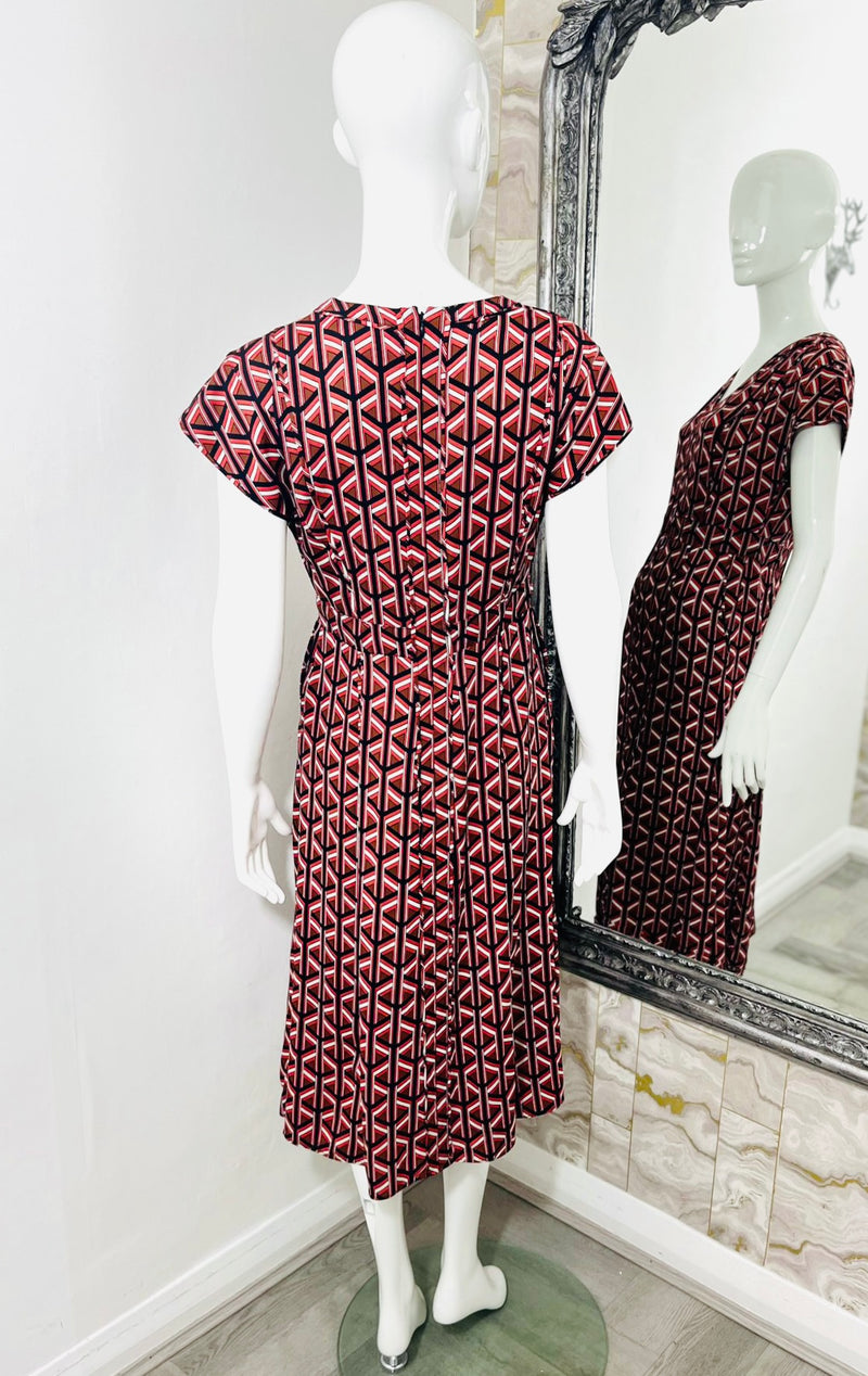 Diane Von Furstenberg - Authenticated Dress - Silk Red Floral for Women, Never Worn