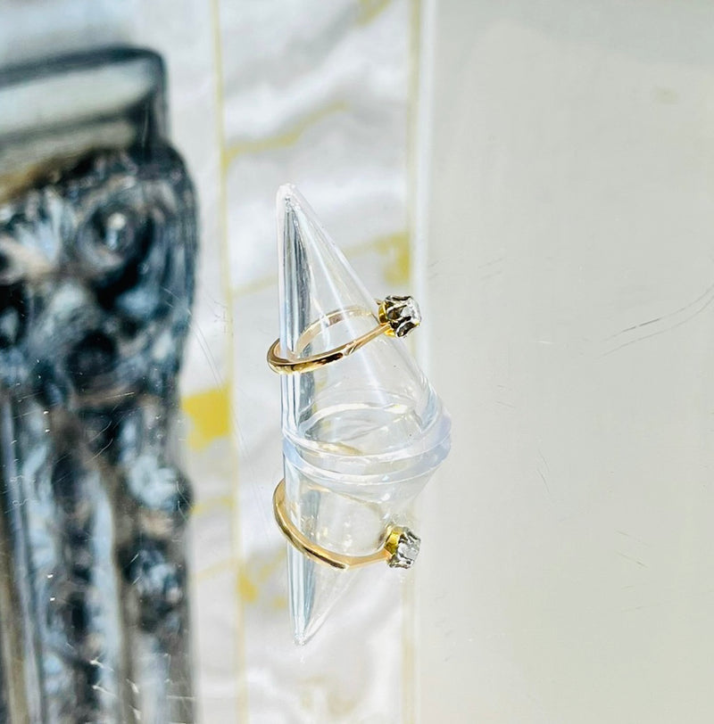 3cts Diamond Solitaire Ring In 14k Gold