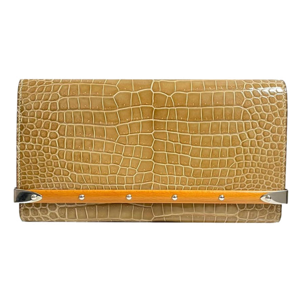 Goyard Monte Carlo Crocodile Skin Clutch Bag - Special Order
