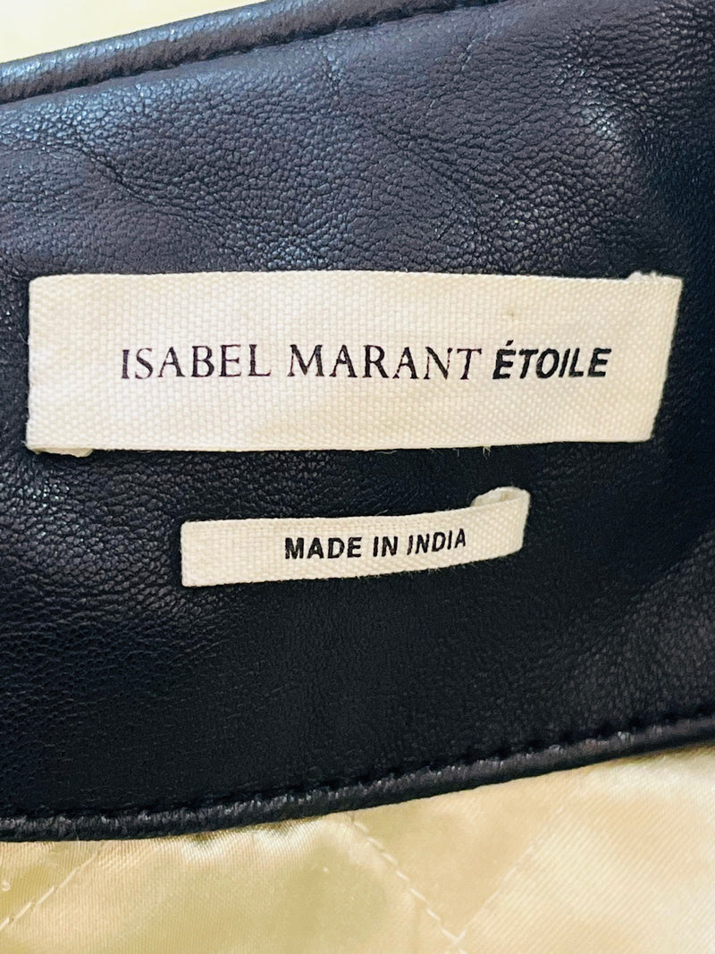 Isabel Marant Etoile Lambskin Biker Jacket. Size 38FR