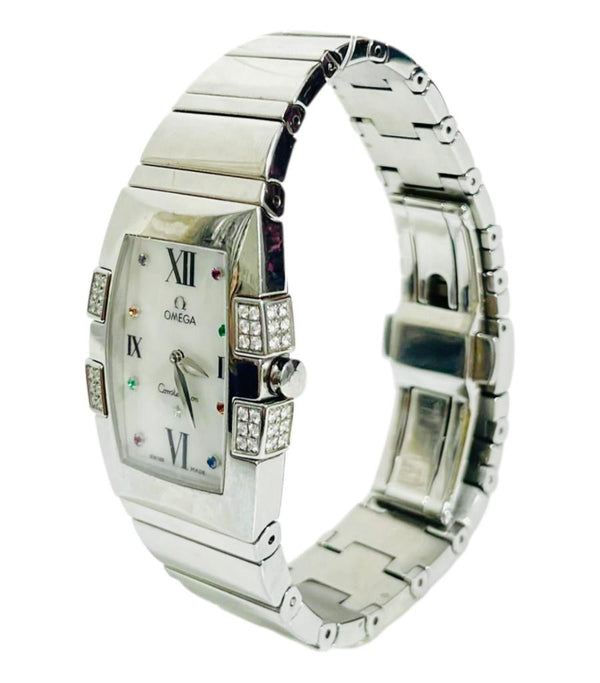 Omega Quadrella Jewel Constellation Mother Of Pearl & Diamond Watch