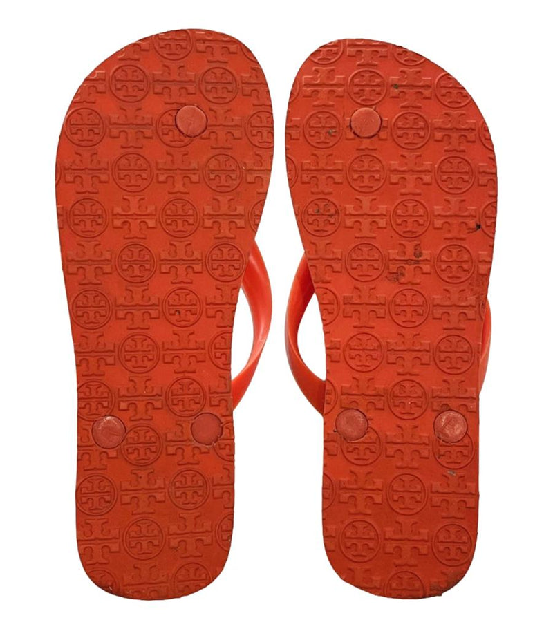 Tory Burch Rubber Flip Flop Sandals. Size L