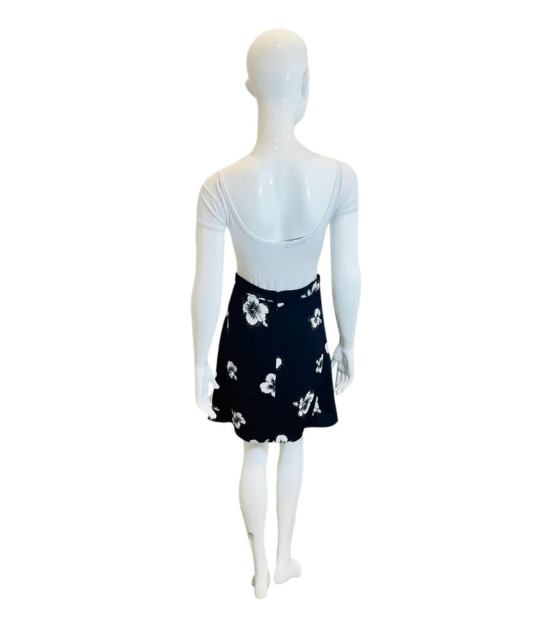 Saint Laurent Floral Print Skirt. Size 36FR