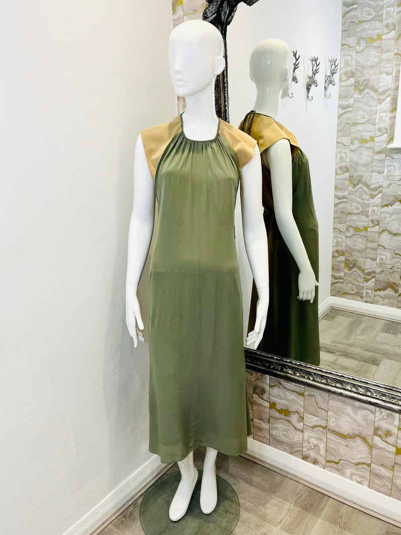 Chloe Silk Midi Dress. Size 40FR