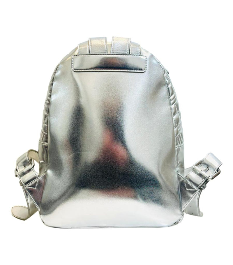 Love Moschino Metallic Logo Backpack