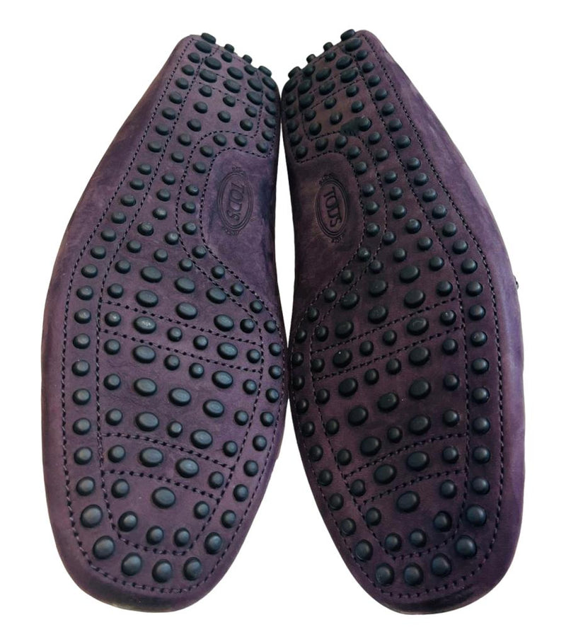 Tod's Suede Driving Loafers. Size 41