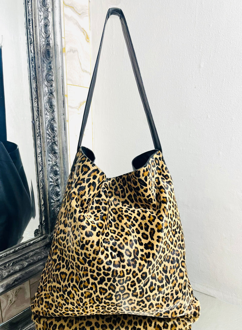 Gerard Darel Lady Pony Skin & Leather Tote Bag