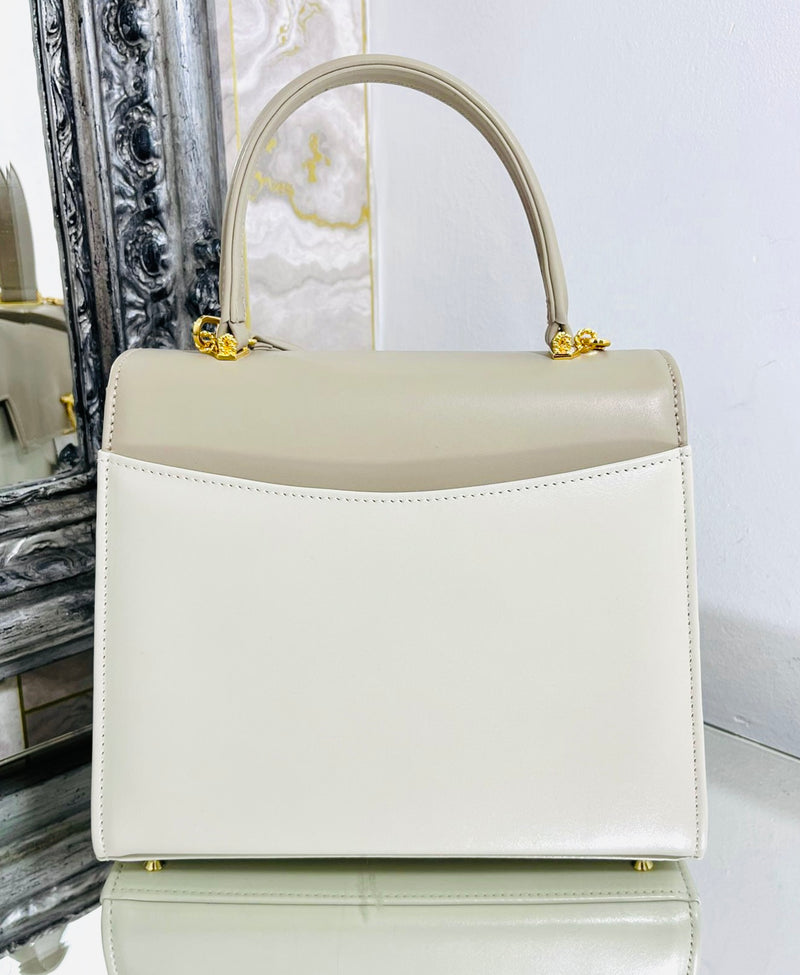 Launer Traviata Leather Tote Bag