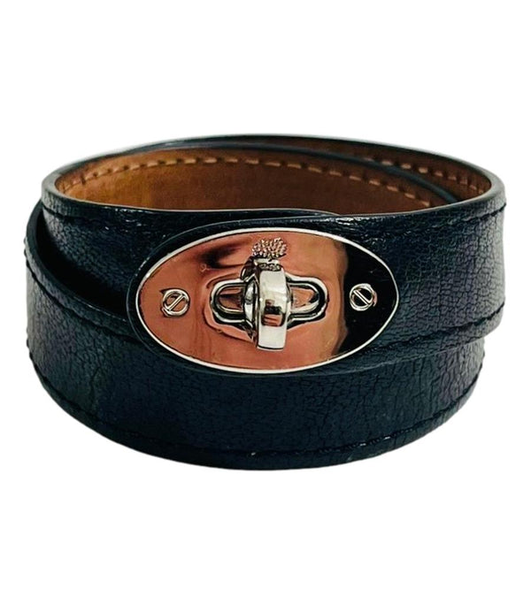 Mulberry Bayswater Double Leather Bracelet