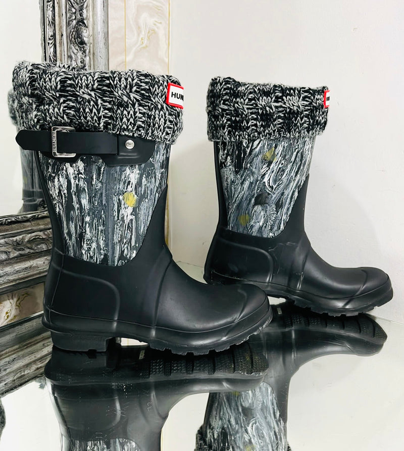 Hunter short best sale boot socks grey
