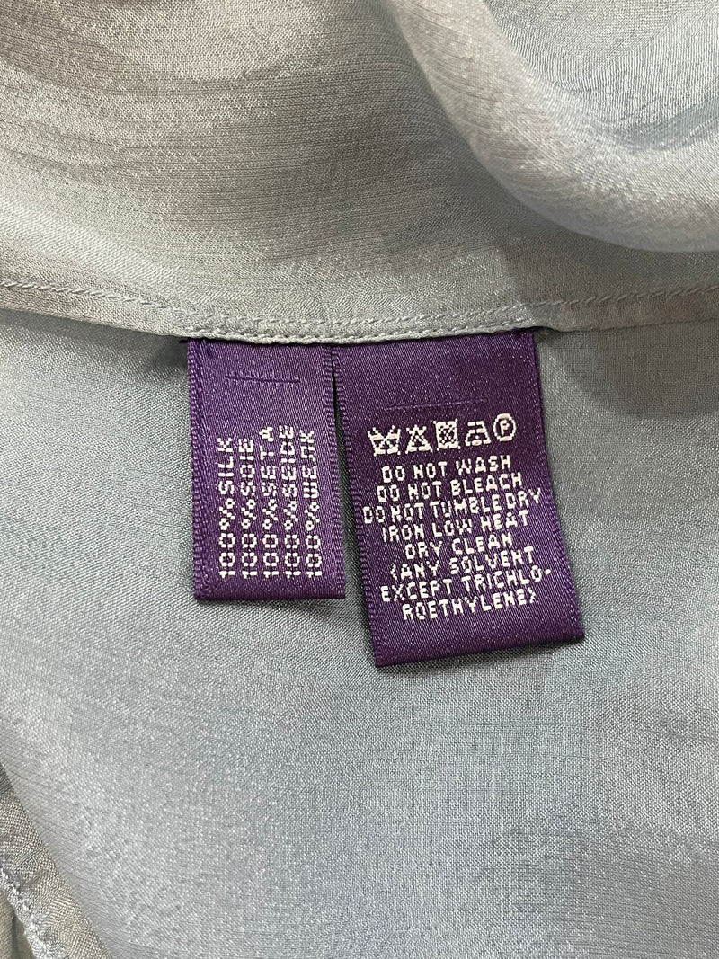 Ralph Lauren Ruffled Silk Top. Size 8US