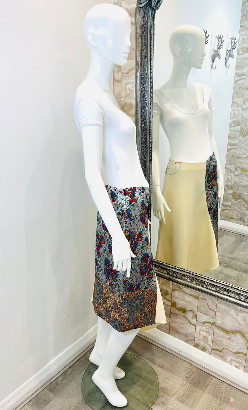 Stella McCartney Wool Asymmetric Skirt. Size 38IT