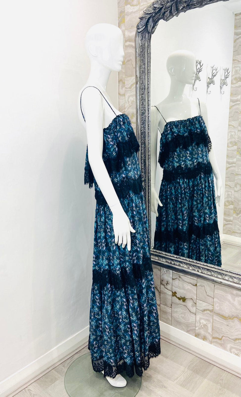 Athena Procopiou Strappy Maxi Dress. Size S