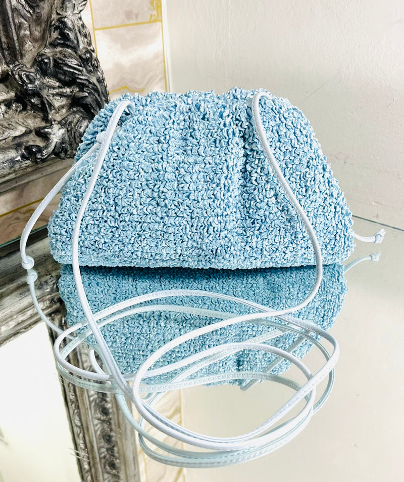 Bottega Veneta Boucle Curly Raffia The Mini Pouch Bag
