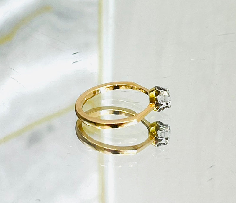 3cts Diamond Solitaire Ring In 14k Gold