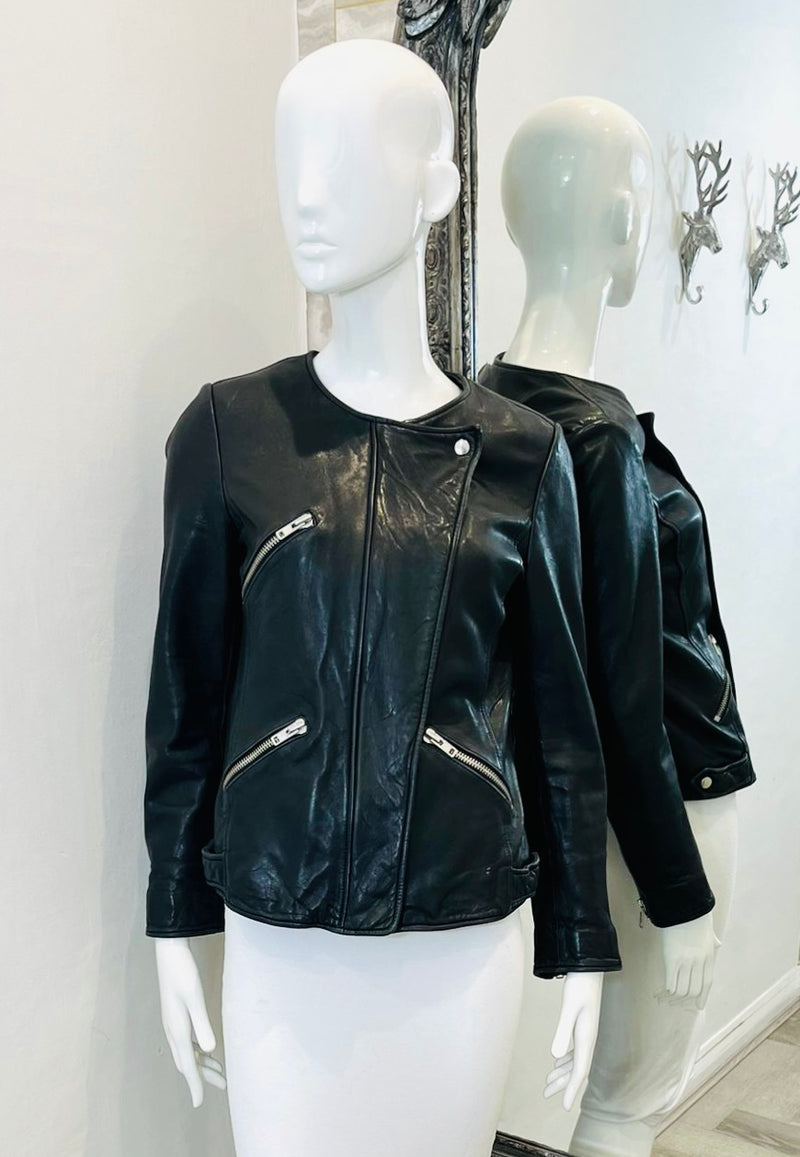 Isabel Marant Etoile Lambskin Biker Jacket. Size 38FR