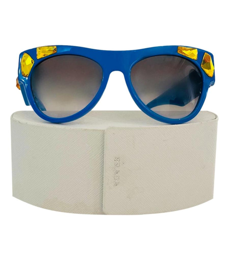 Prada Crystal Embellished Sunglasses