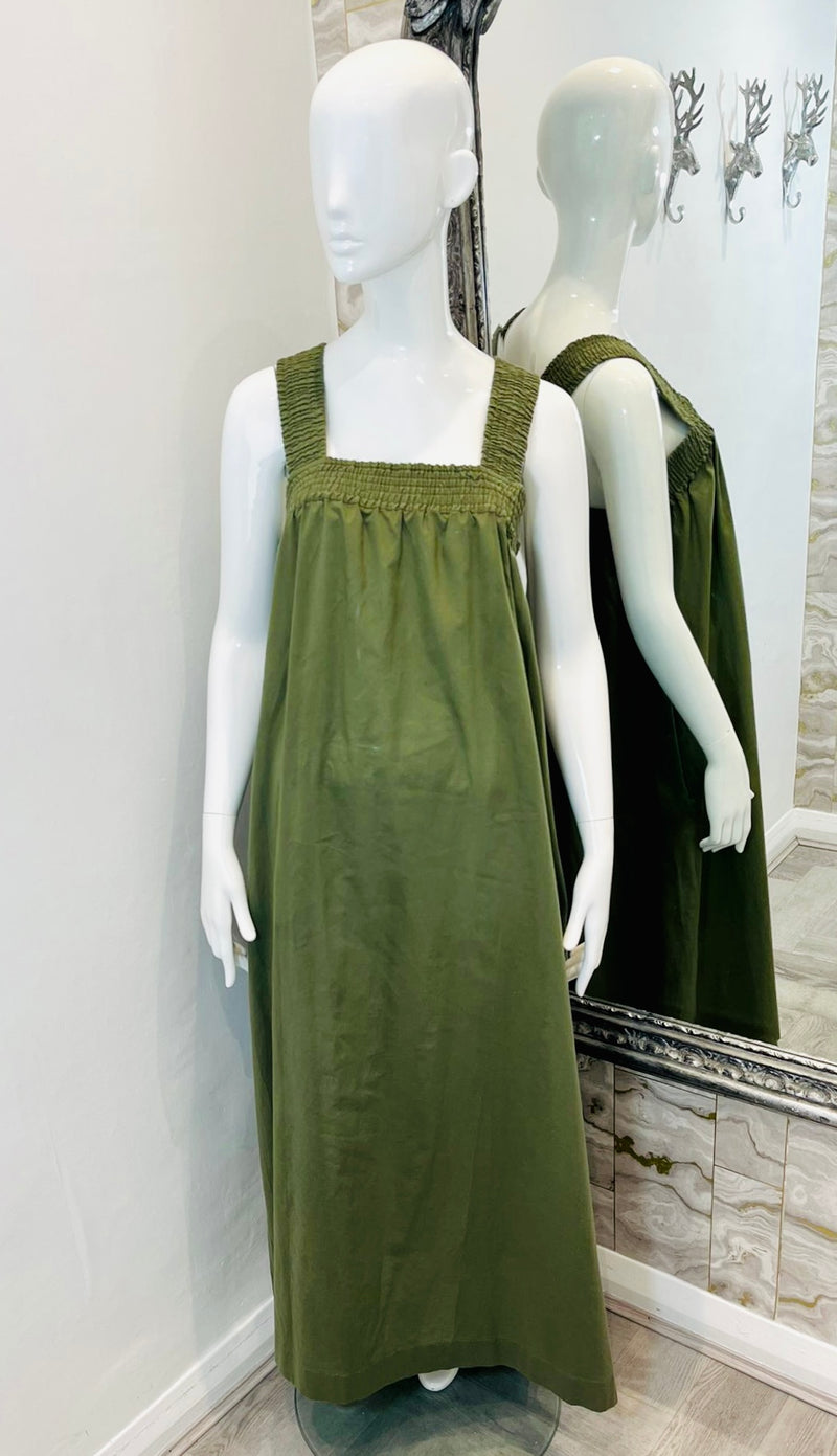 Max Mara Cotton Maxi Dress. Size L