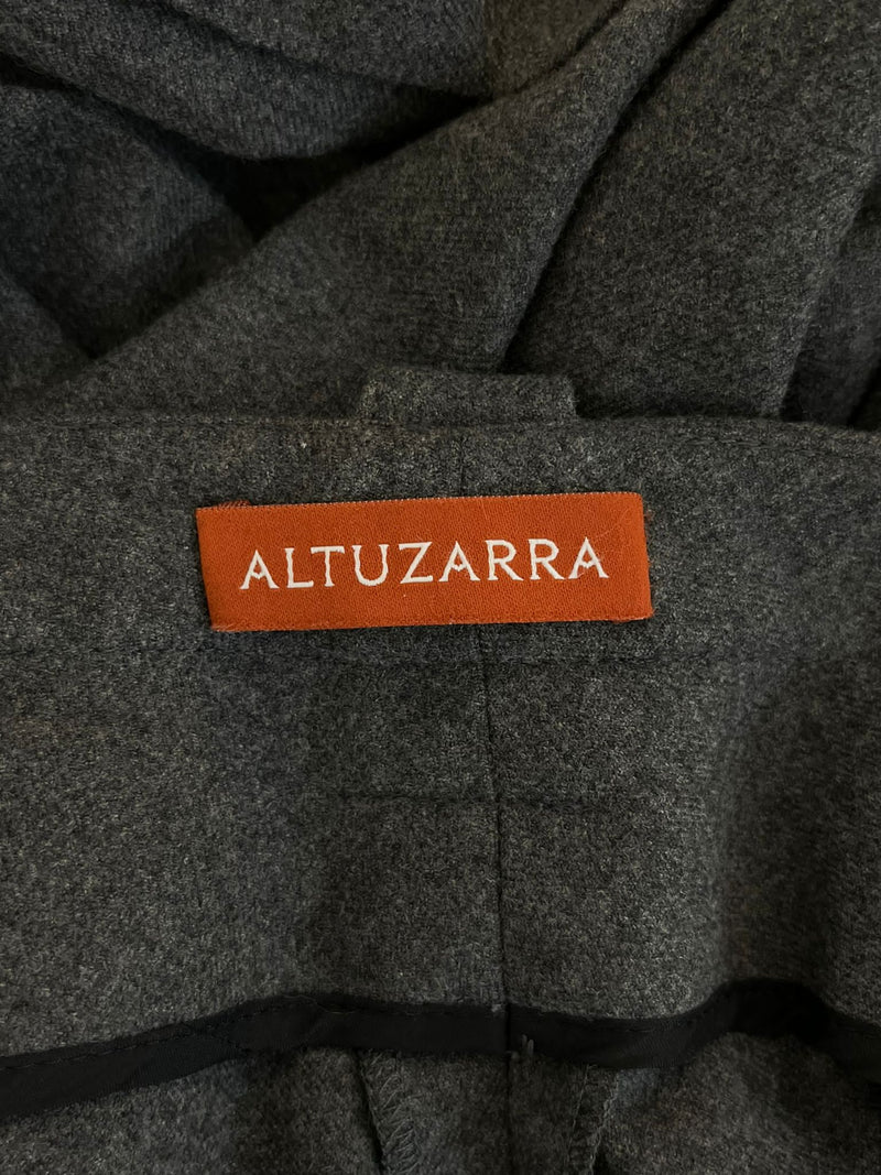 Altuzarra Cropped Flared Wool Trousers. Size 38IT